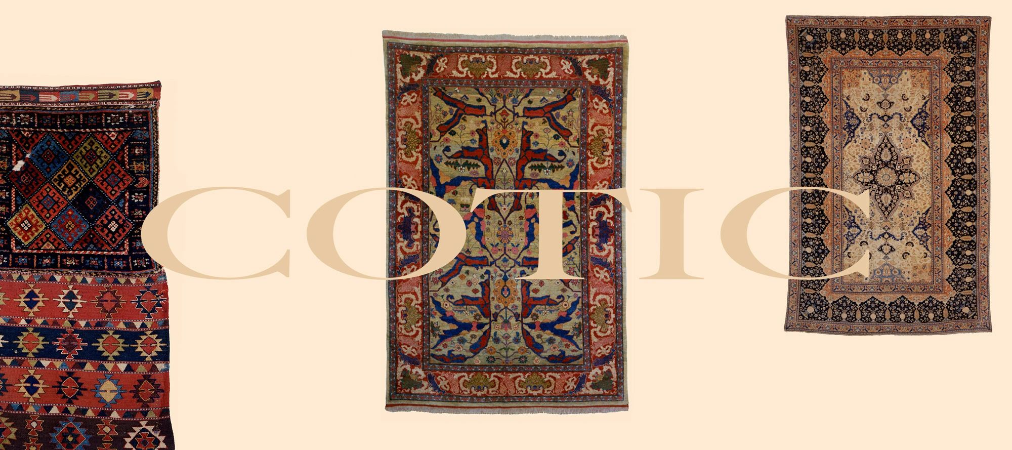 Three antique rugs from the Carpets of the Inner Circle collection