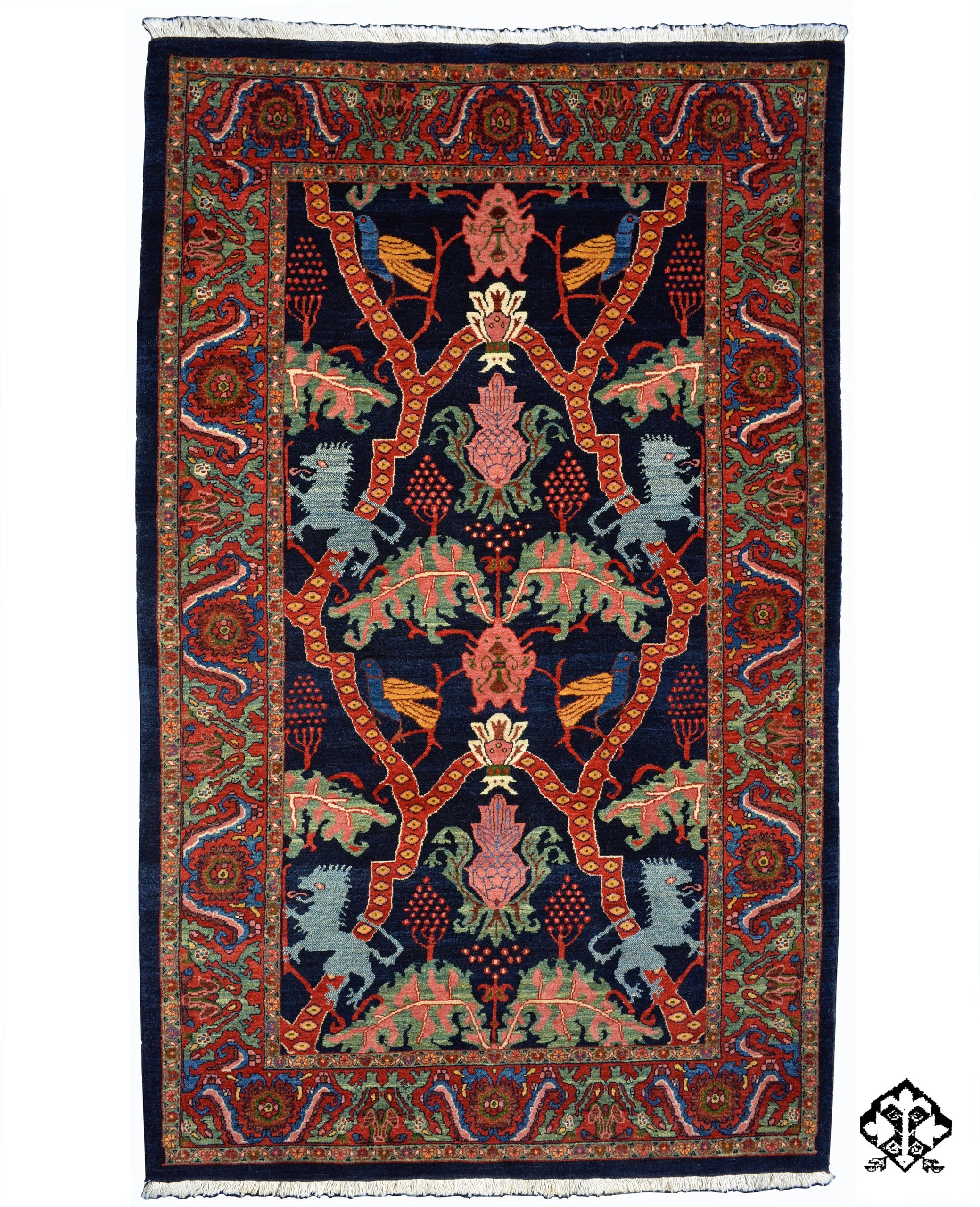 Collector-grade antique rug detail