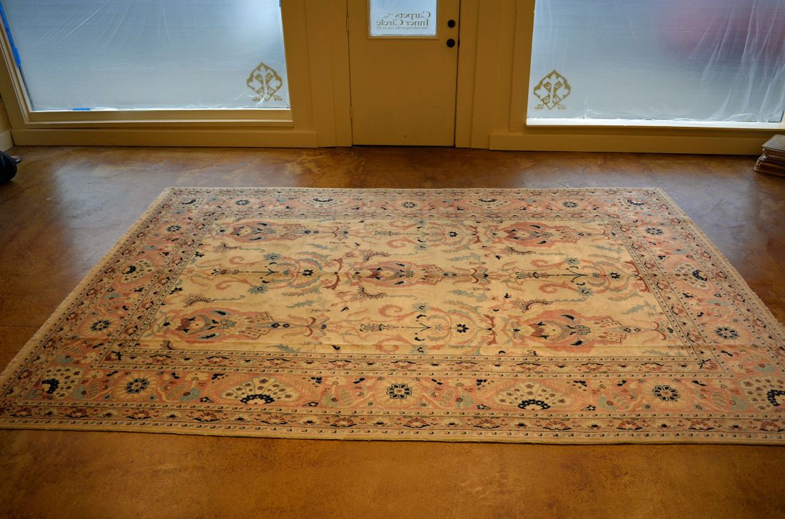 BT20255 Isfahan "Fans" - Persian (Iran) handmade rug
